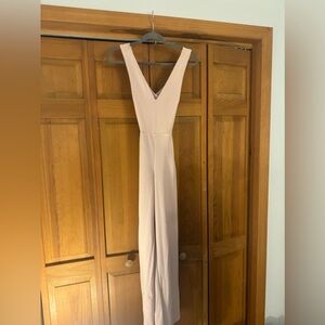 Express blush jump suit size XS